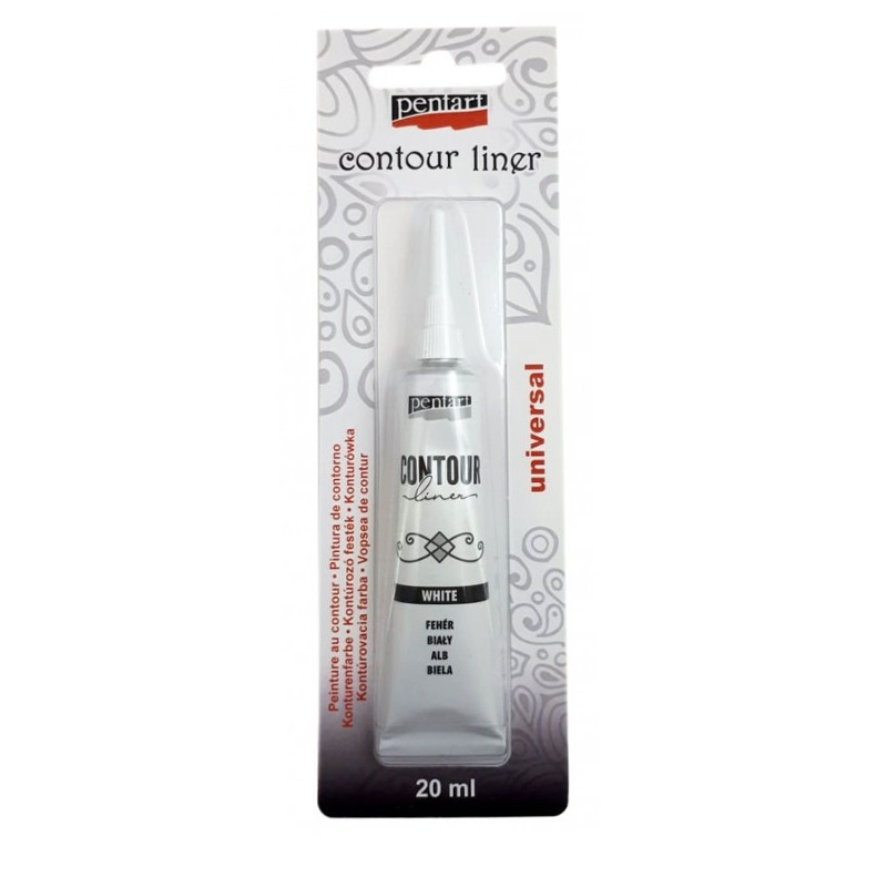 Contur 20 ml Pentart- alb