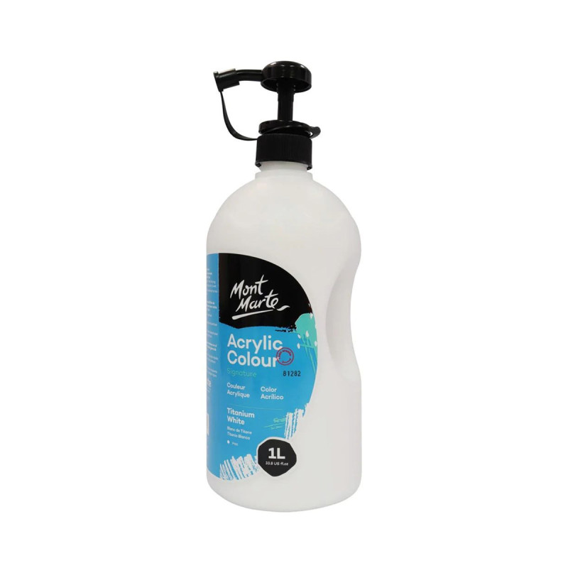 Culori acrilice Mont Marte 1L Titanium White