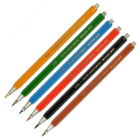 Set 6 creioane mecanice 2 mm Koh-I-Noor pentru mine grafit