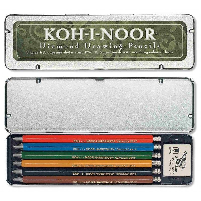 Set 6 creioane mecanice 2 mm Koh-I-Noor pentru...