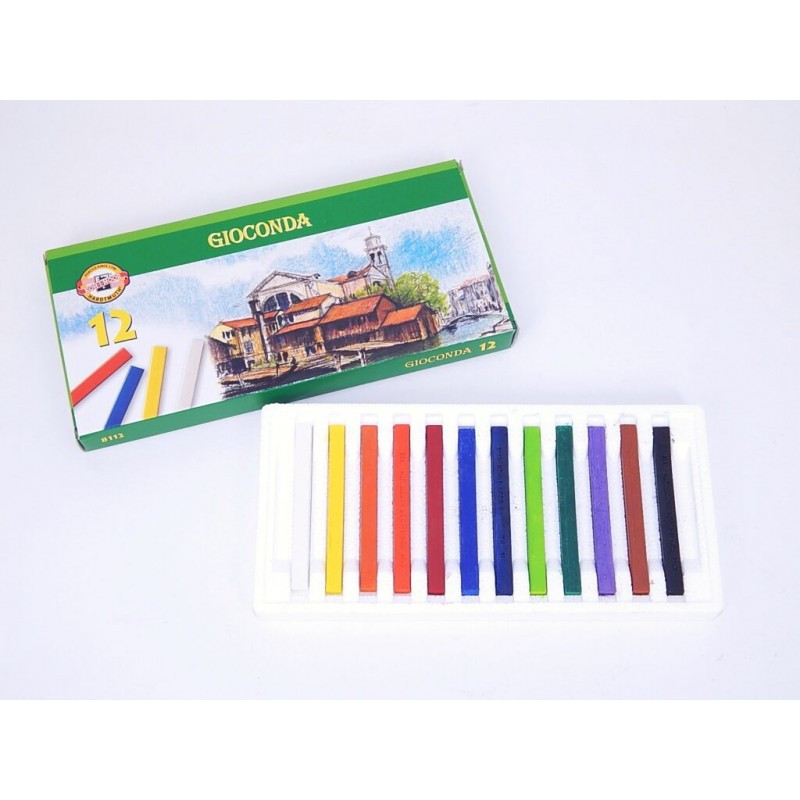 Set 12 pasteluri hard Gioconda Koh-I-Noor