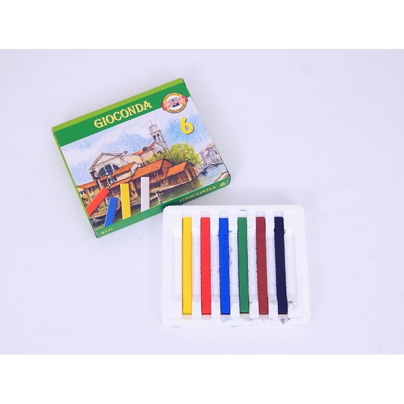 Set 6 pasteluri hard Gioconda Koh-I-Noor