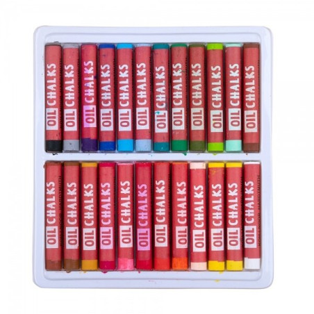Set 24 pasteluri uleioase Koh-I-Noor 9 mm