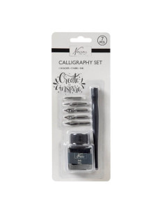Set caligrafie Nassau Fine Art 7 piese cu penițe și cerneală
