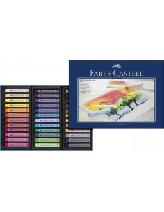 Set 36 pasteluri soft Faber-Castell