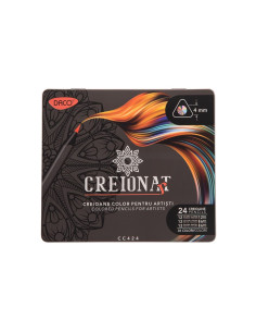 Set creioane colorate Daco 24 bucăți / 36 culori cutie...
