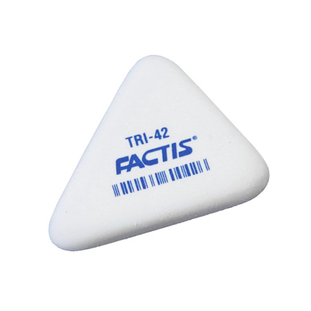 Radieră triunghiulară Factis TRI42 albă