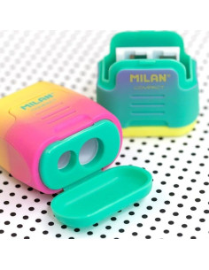 Ascuțitoare dublă cu recipient Sunset 2