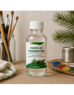 Esență de terebentină 150 ml pentru culori ulei