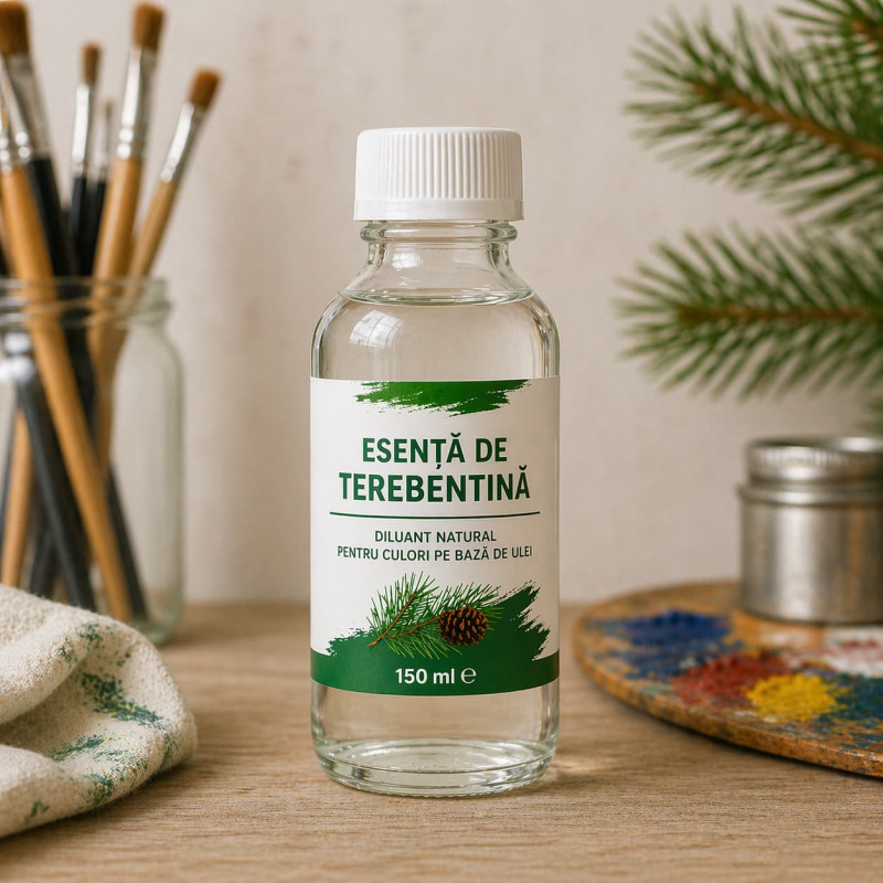 Esență de terebentină 150 ml pentru culori ulei