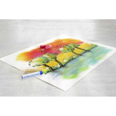 Set 12 pasteluri soft Faber-Castell