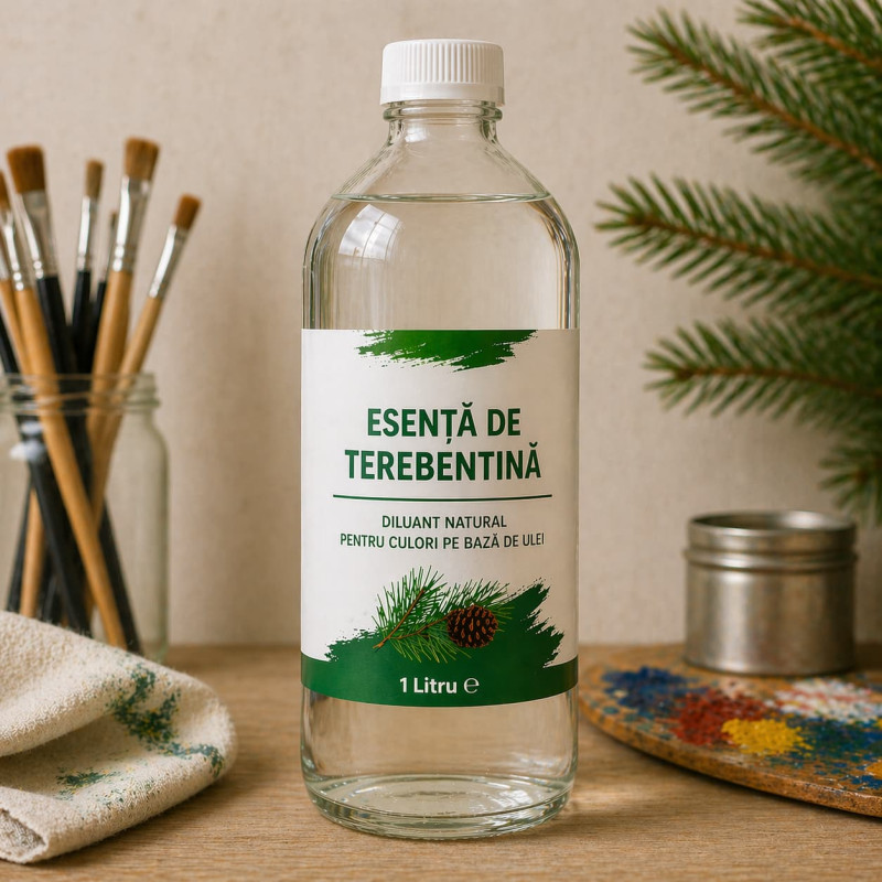 Esență de terebentină 1L pentru culori ulei