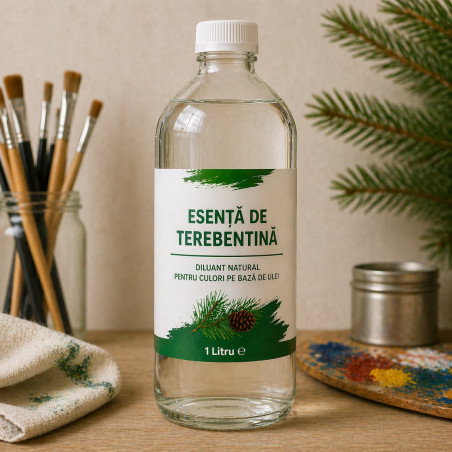 Esență de terebentină 1L pentru culori ulei