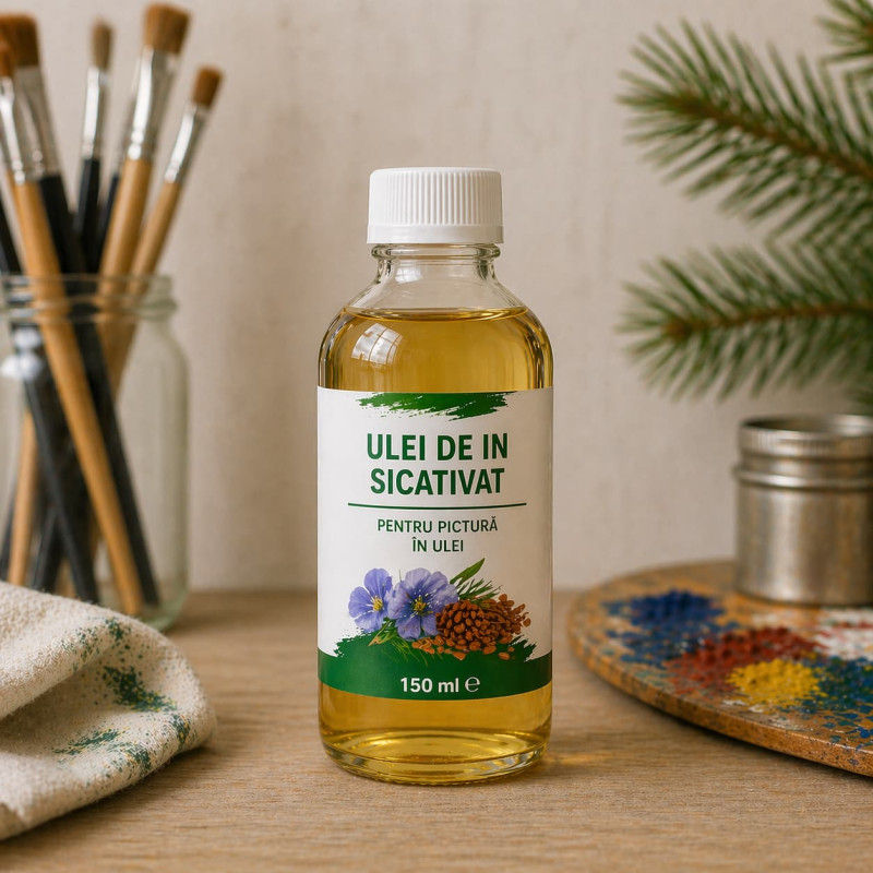 Ulei de in sicativ Kremer 150 ml (uscare rapidă)