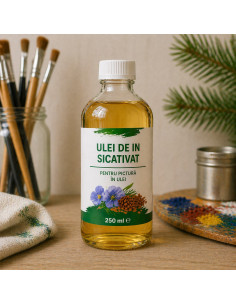 Ulei de in sicativ Kremer 250 ml (uscare rapidă)
