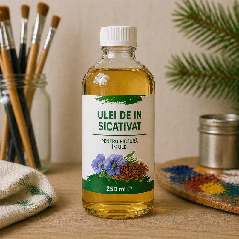 Ulei de in sicativ Kremer 250 ml (uscare rapidă)
