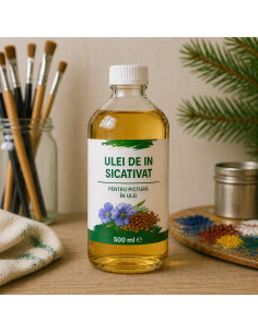 Ulei de in sicativ Kremer 500 ml (uscare rapidă)