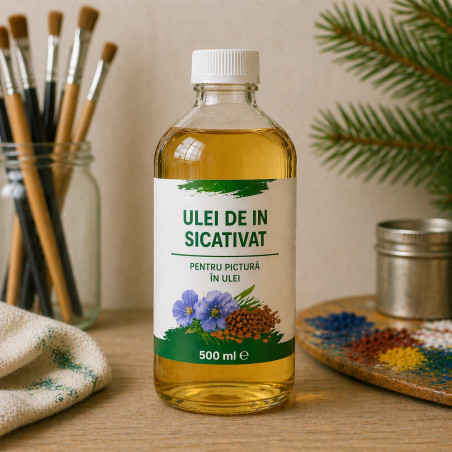 Ulei de in sicativ Kremer 500 ml (uscare rapidă)