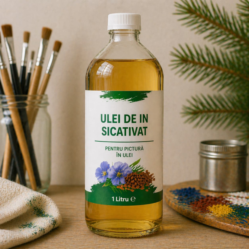Ulei de in sicativ Kremer 1L (uscare rapidă)