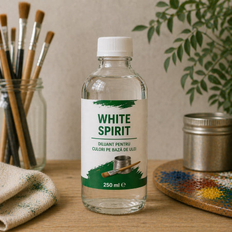 Diluant White Spirit 250 ml pentru culori în ulei