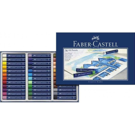 Set 36 pasteluri uleioase Faber-Castell
