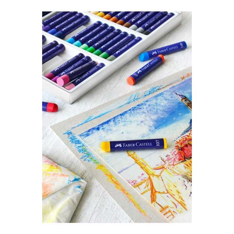 Set 36 pasteluri uleioase Faber-Castell