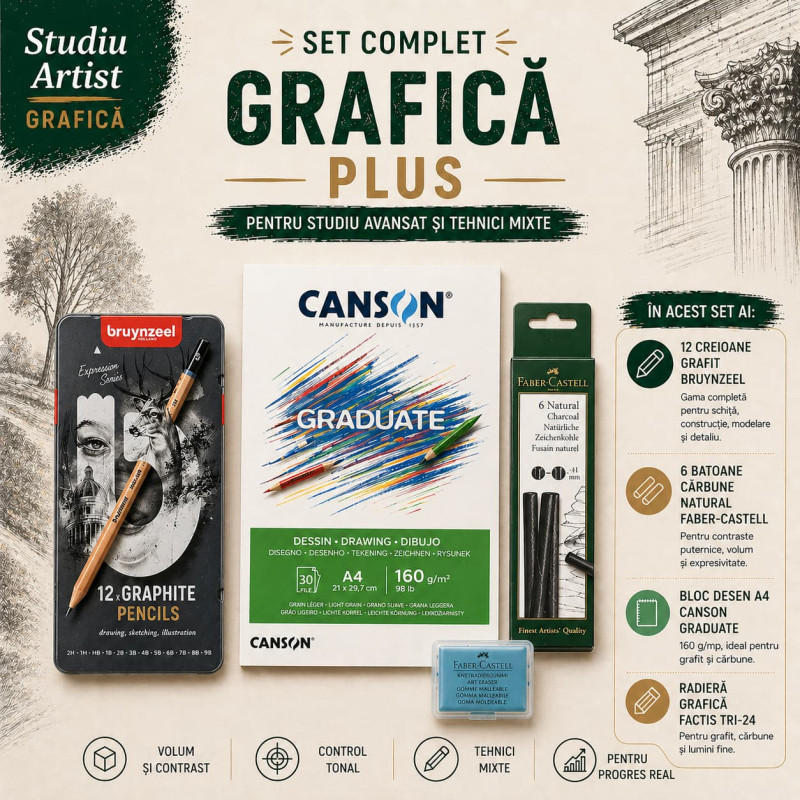 Set complet grafică Studiu Artist Plus