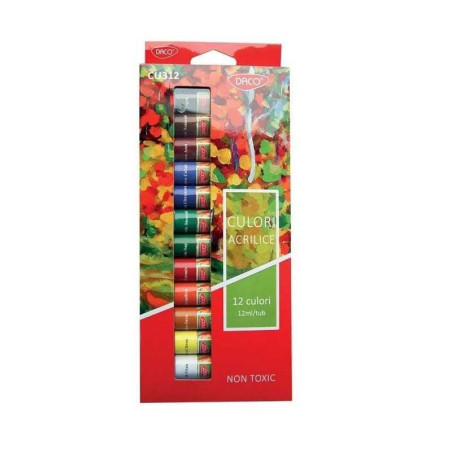 Set complet pictură acrilică pentru copii Mic Artist Basic