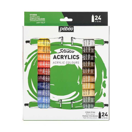 Set complet pictură acrilică pentru copii Mic Artist Maxi