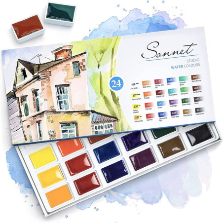 Set complet acuarelă Studiu Artist Plus