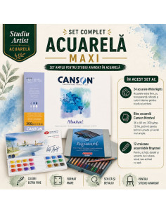 Set complet acuarelă Studiu Artist Maxi