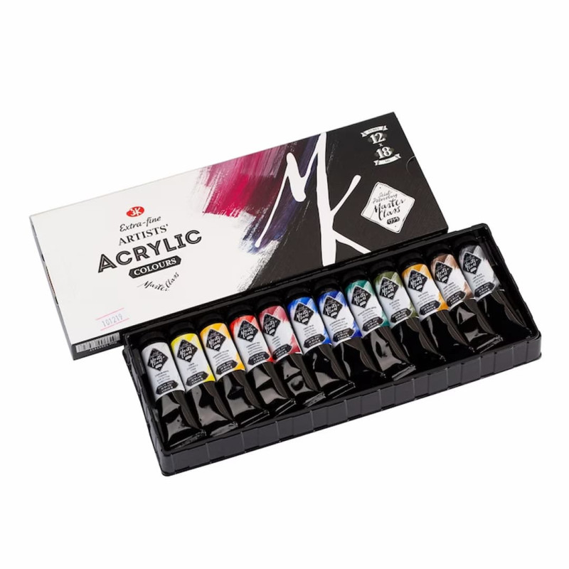 Set culori acrilice extrafine Masterclass 12 x...