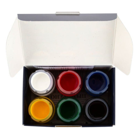 Set 6 culori textile Decola 20 ml – acrilice pe bază de apă
