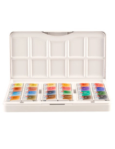 Set 24 acuarele White Nights 2.5 ml cutie plastic 2