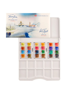 Set 24 acuarele White Nights 2.5 ml cutie plastic