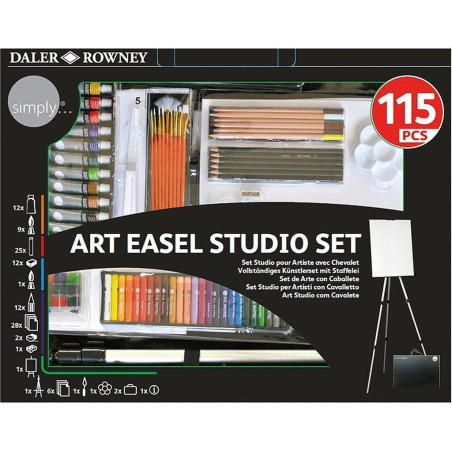 Set pictură cu șevalet Daler-Rowney Art Studio