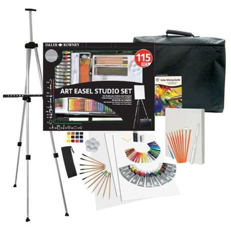 Set pictură cu șevalet Daler-Rowney Art Studio
