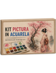 Set complet pictura in acuarelă 3