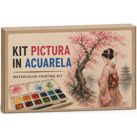 Set complet pictura in acuarelă 3