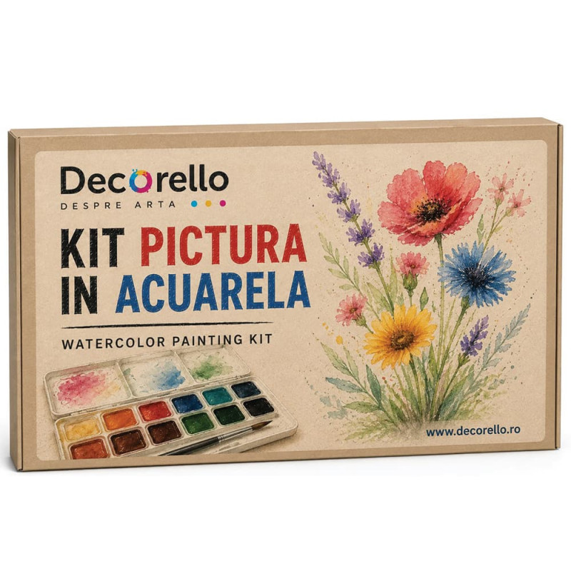 Set complet pictura in acuarelă 1
