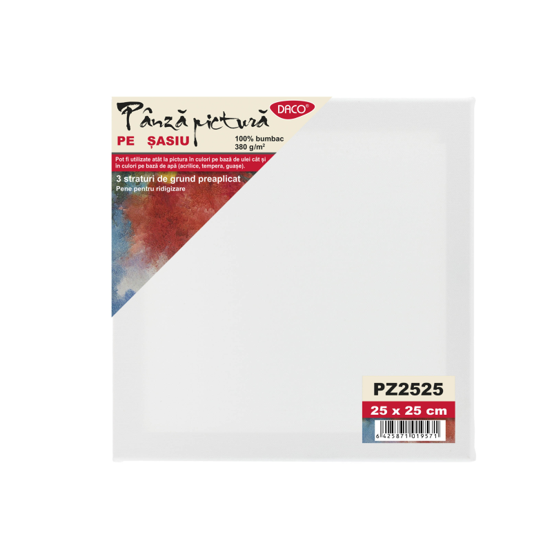 Pânze pe șasiu bumbac 380 g/mp