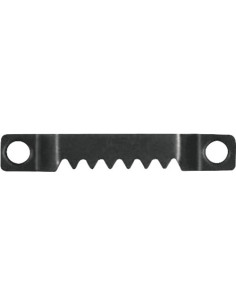 Agățătoare tablou tip crocodil neagră 56 x 10 mm