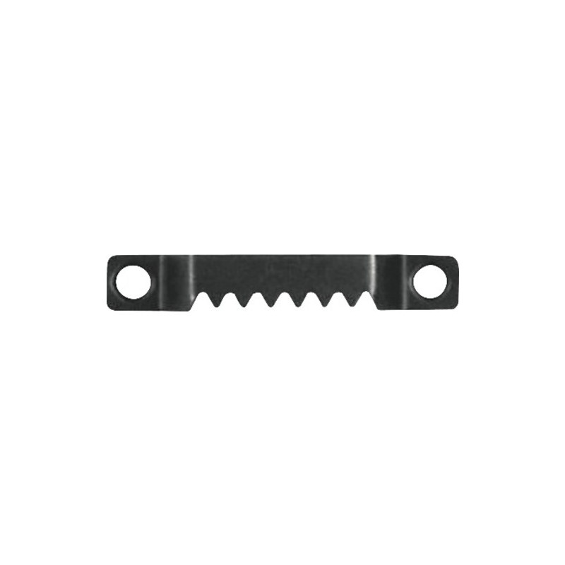 Agățătoare tablou tip crocodil neagră 56 x 10 mm