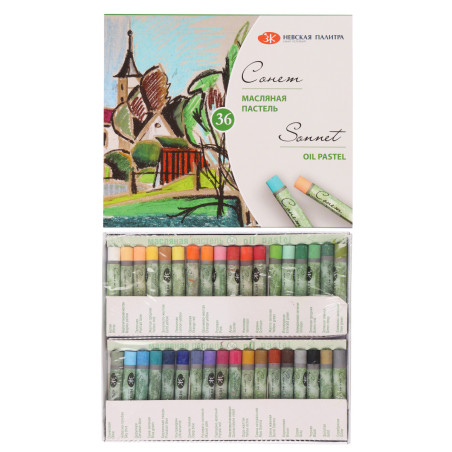 Set 36 pasteluri uleioase Sonnet