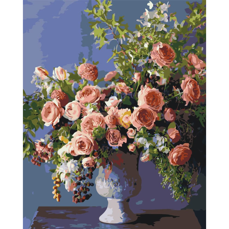 Pictura pe numere 40x50 cm, buchet de...