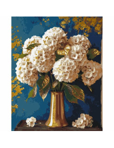 Pictura pe numere 40x50 cm, buchet de bulgarasi