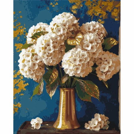 Pictura pe numere 40x50 cm, buchet de bulgarasi