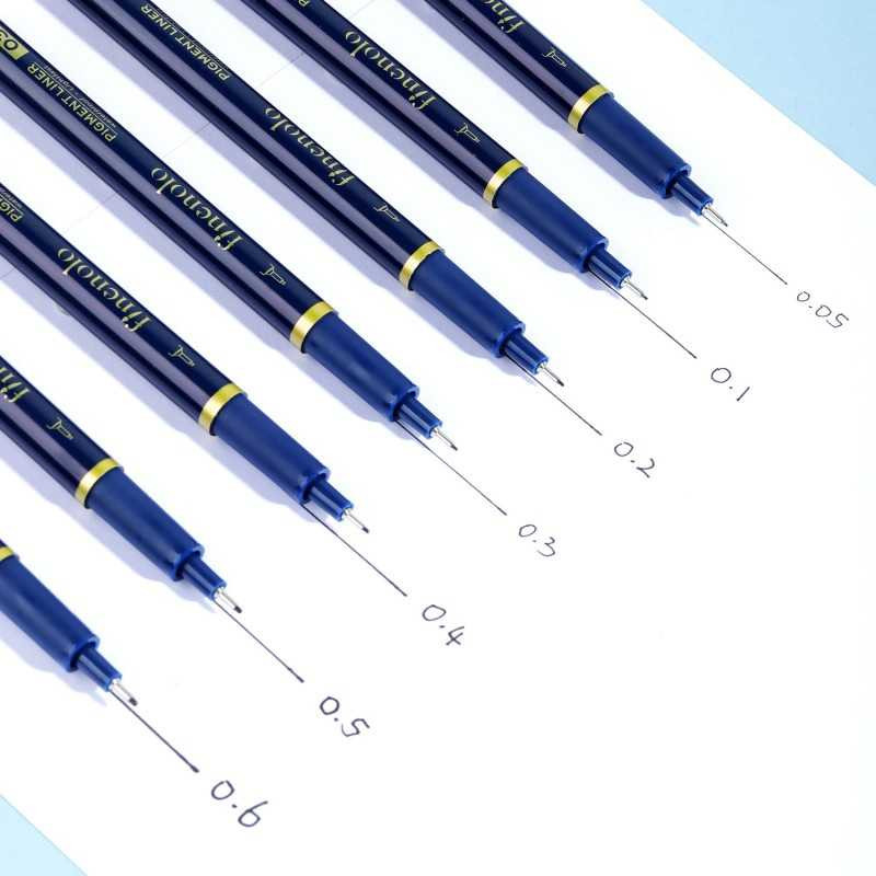 Set 7 linere grafice 0.2–0.5 mm Deli