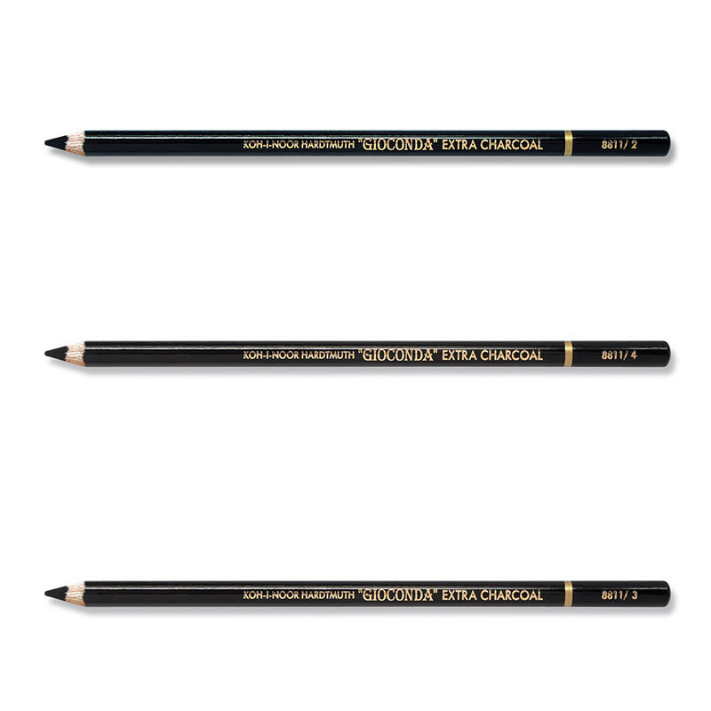 Creioane cărbune natural Koh-I-Noor Soft,...