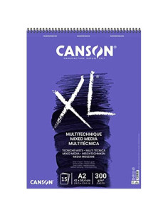 Bloc mixed media A2 Canson 300g/mp 30 file